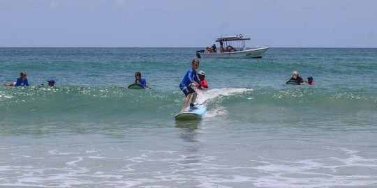 Surfing lessons for kids