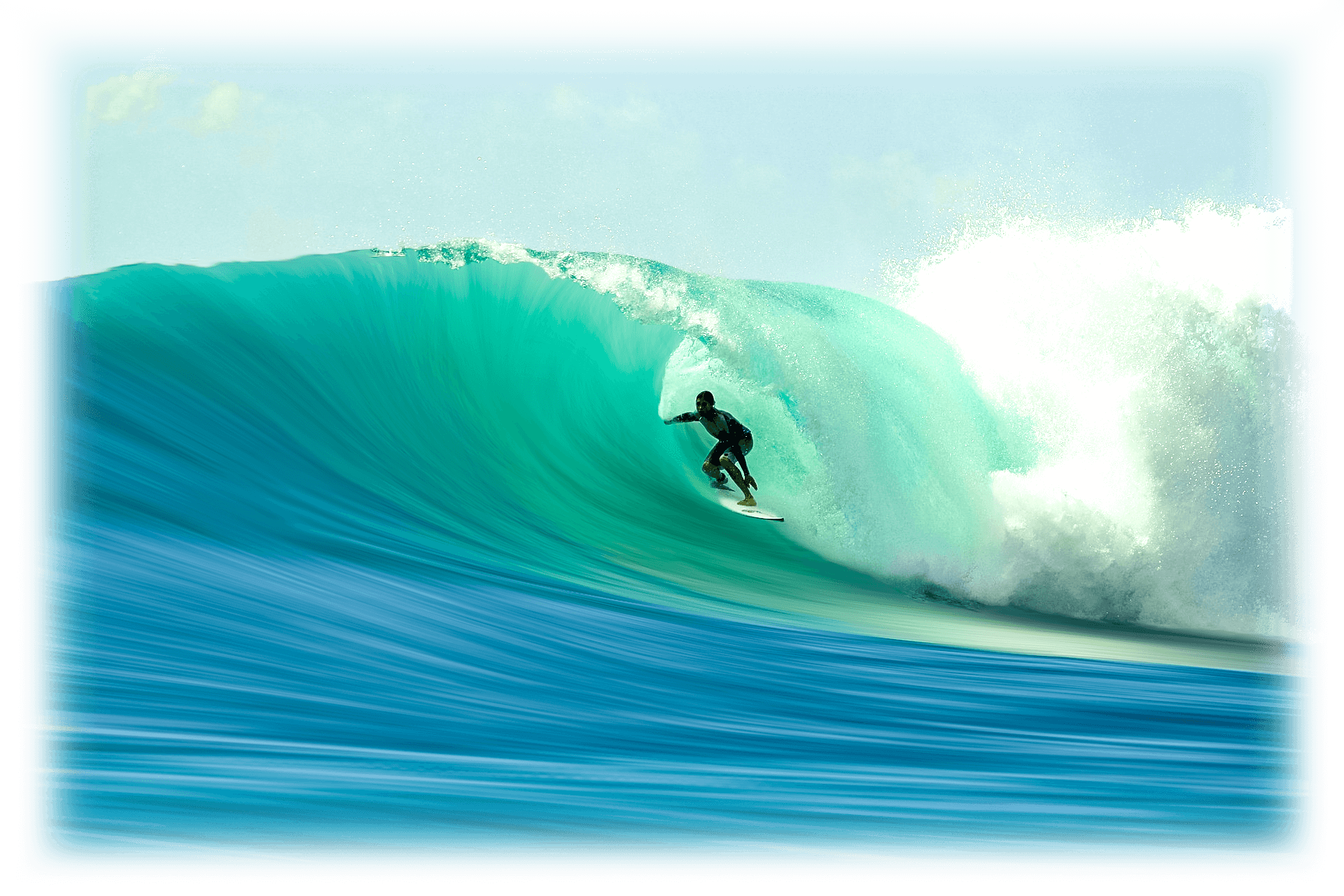 Surf photography big wave punta mita