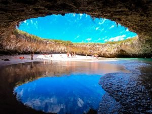 Beach of Love at Marietas Islands