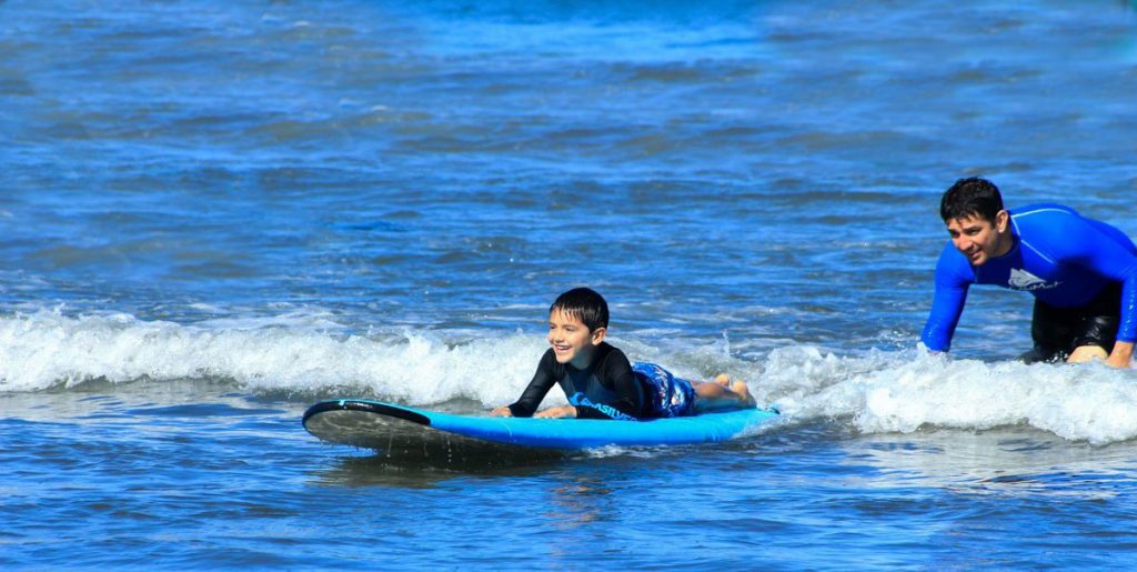 Learning To Surf In Mexico With Your Family