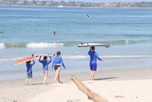 Learning to surf in Mexico with your family