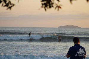 The best time to surf Punta Mita? Sunset ofc!