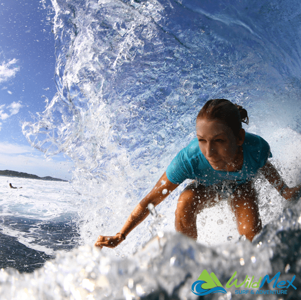 Learn how to catch your first barrel with surf camps in Punta Mita for intermediate-advanced surfers here.