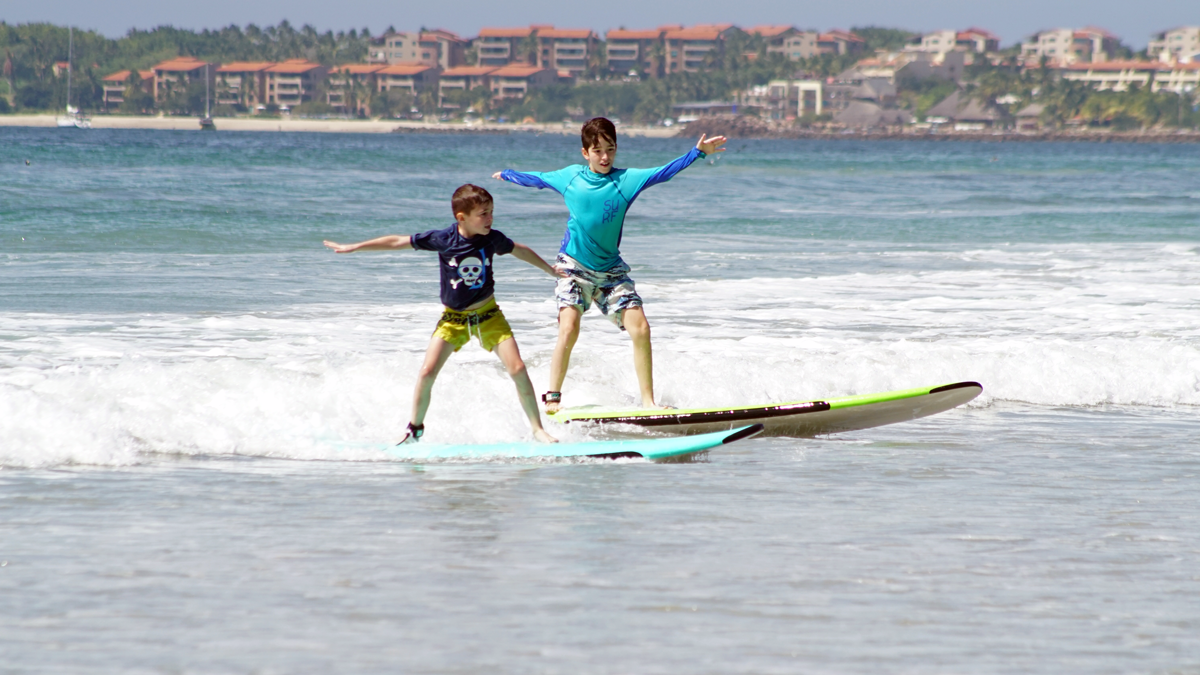 Enjoy quality time together during surf vacations for families