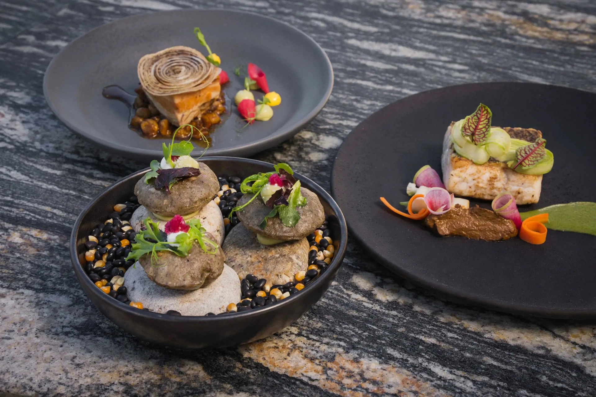 Gourmet dishes