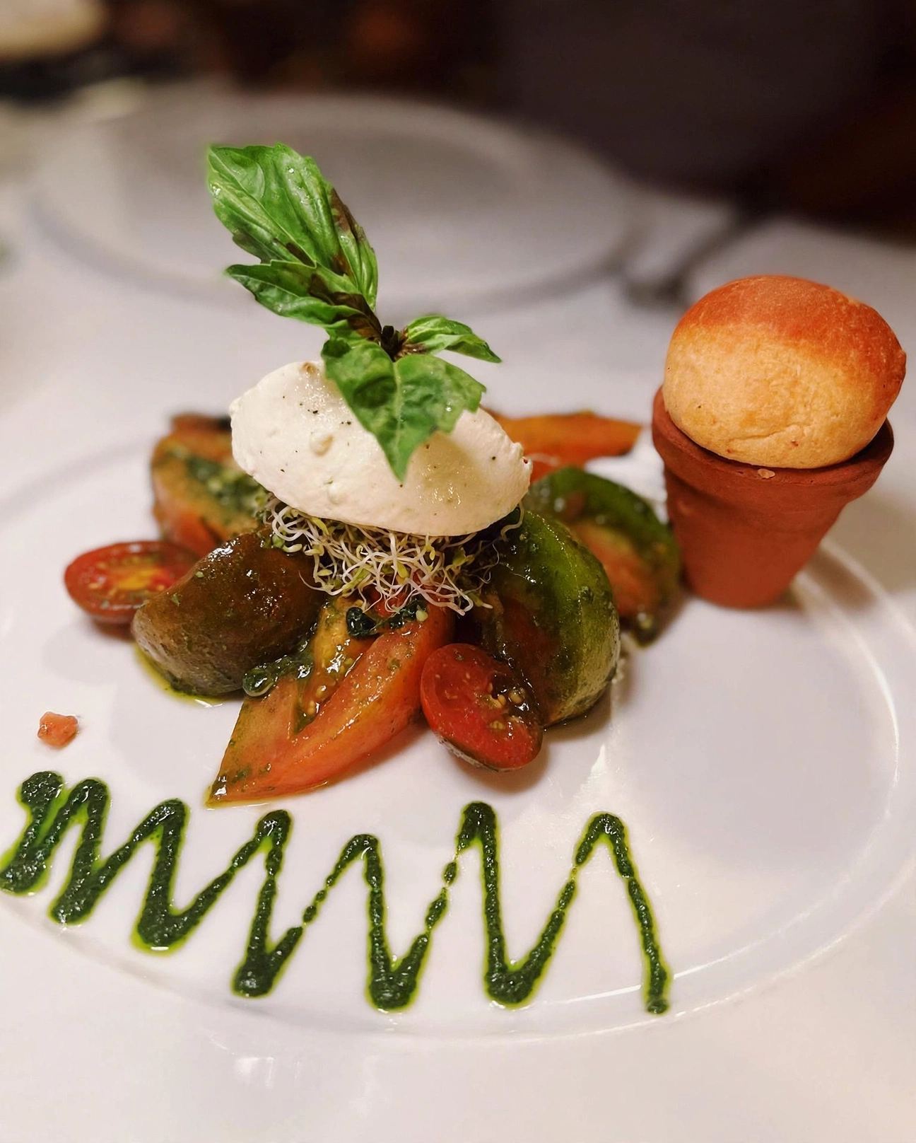 Heirloom tomato salad